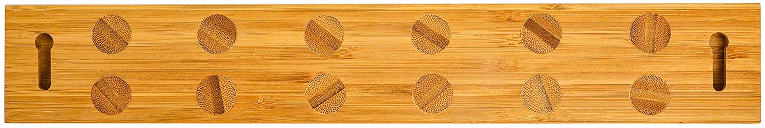 Bamboo Magnetic Knife Strip Holder | Ideal for Knives, Utensils, Cutlery, Scissors & Tools