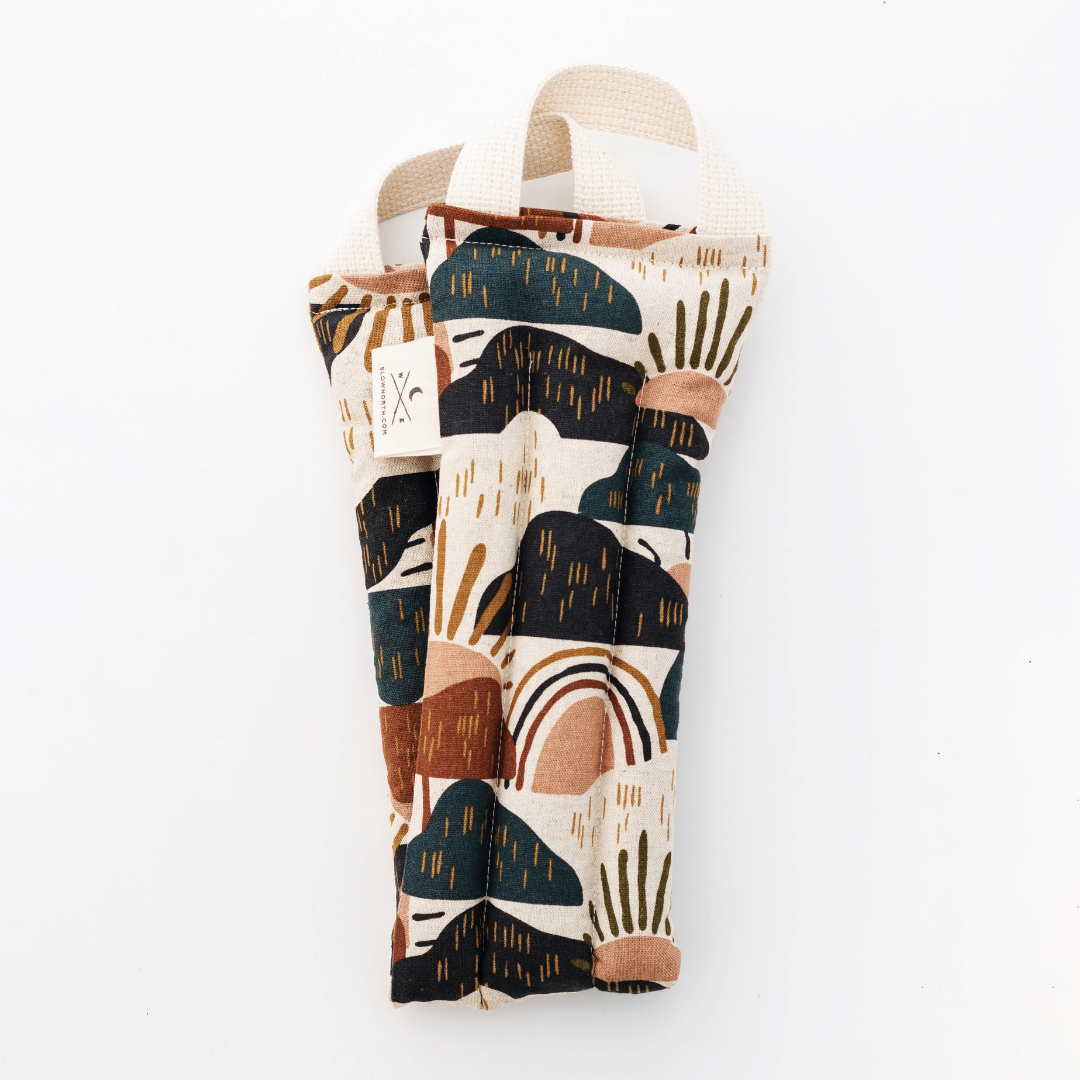Eye Mask & Neck Wrap Bundle - Rainbow Hill