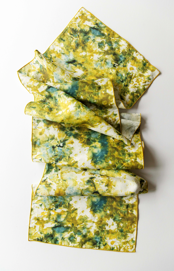Green & Gold Marble Runner