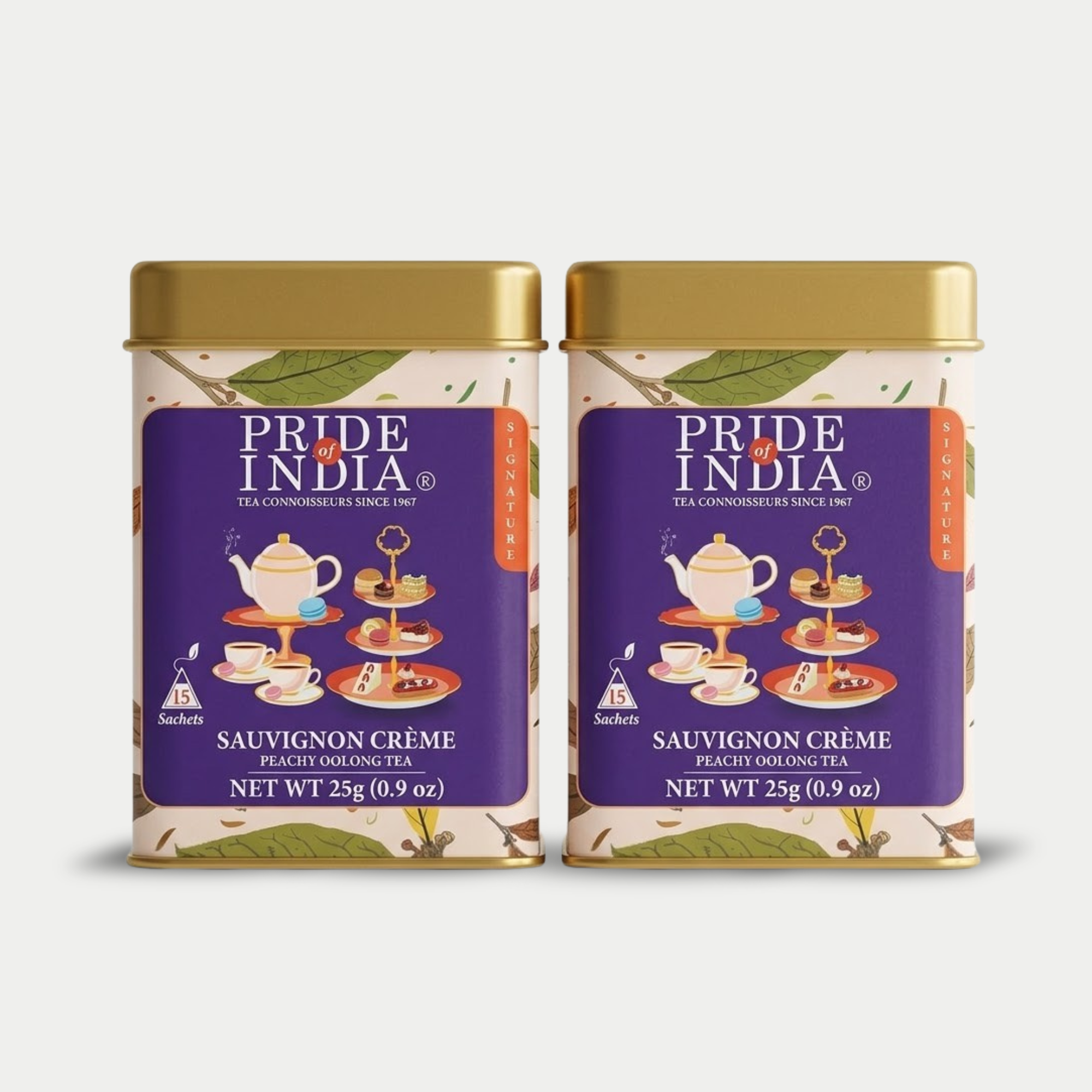 Sauvignon Crème Peachy Oolong Tea Bags