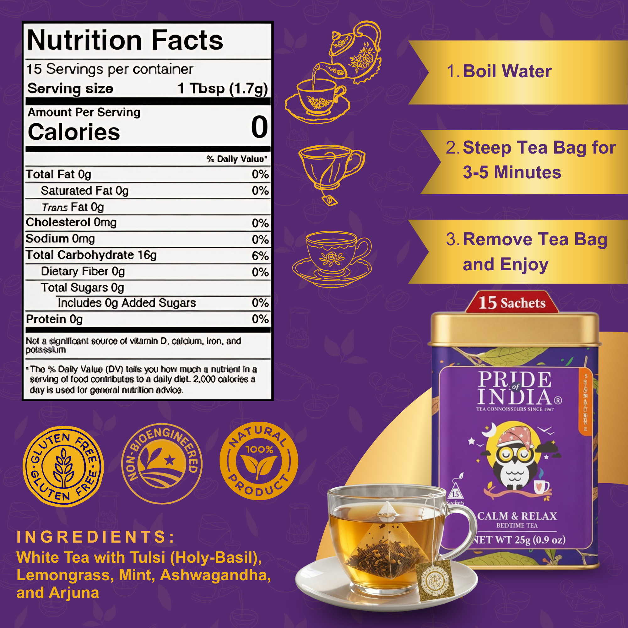 Calm & Relax Bedtime Tea Bags
