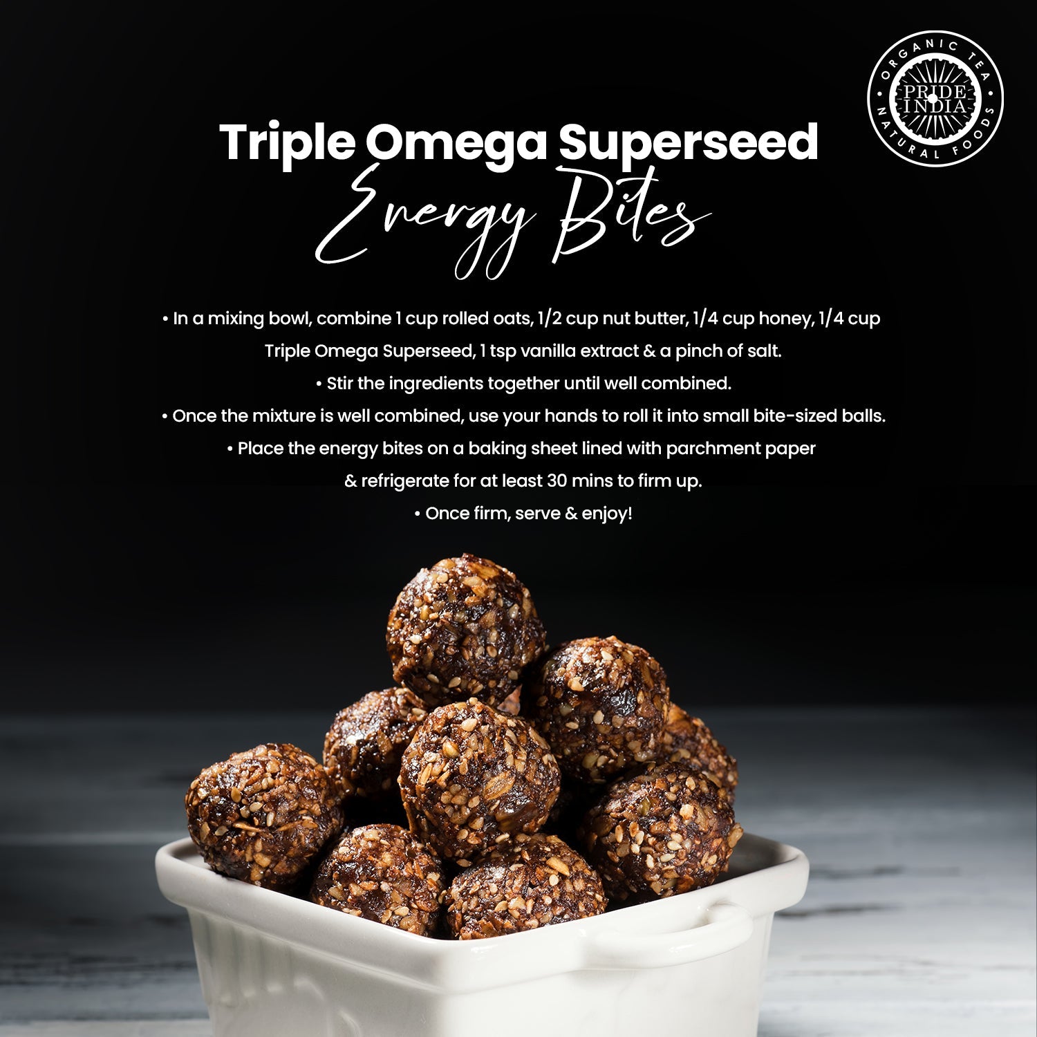 Triple Omega Superseed Mix - Chia Flax & Sesame Superfood Jar