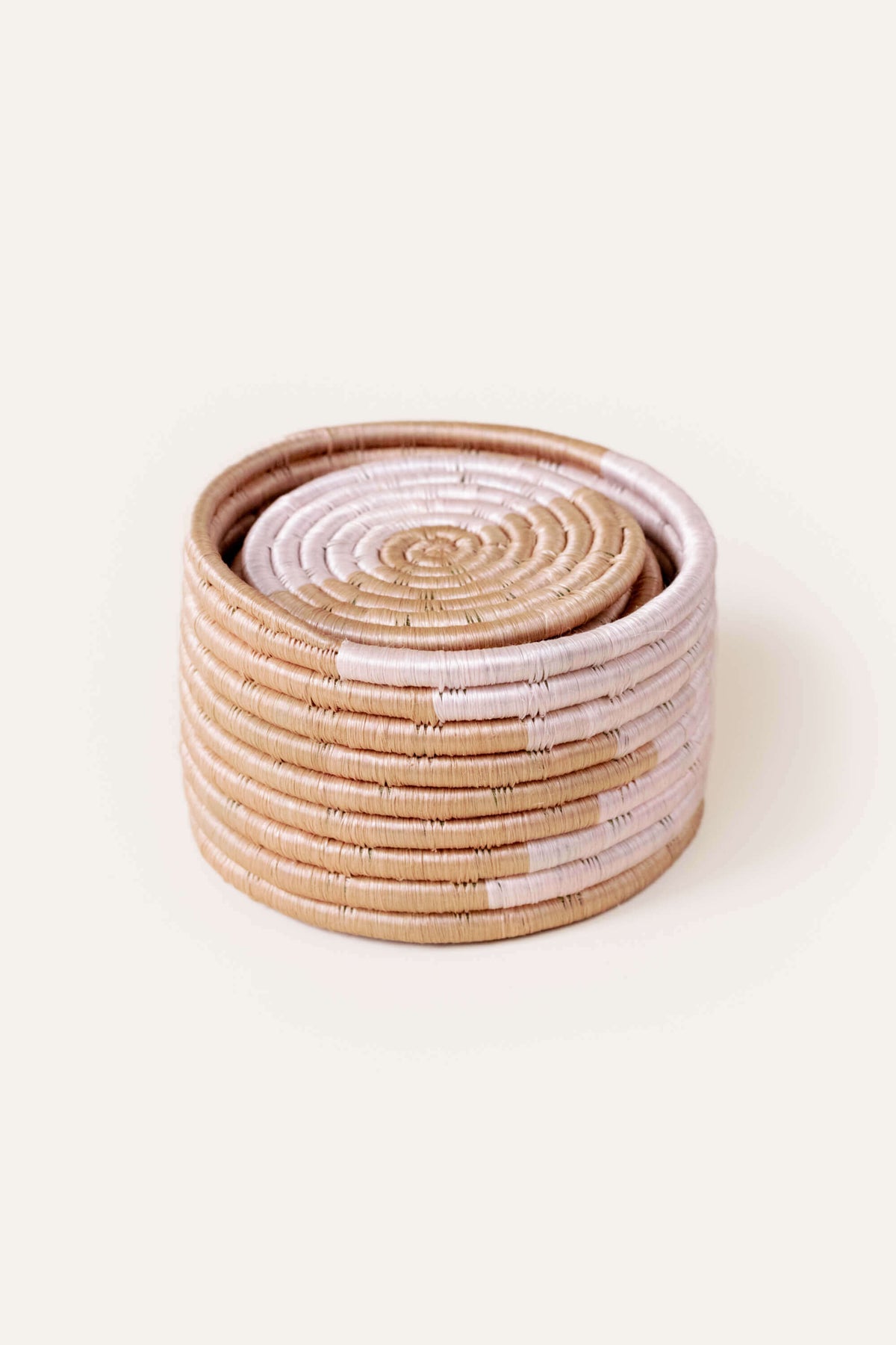 Akeza Mini Basket Coasters (Set of 8)