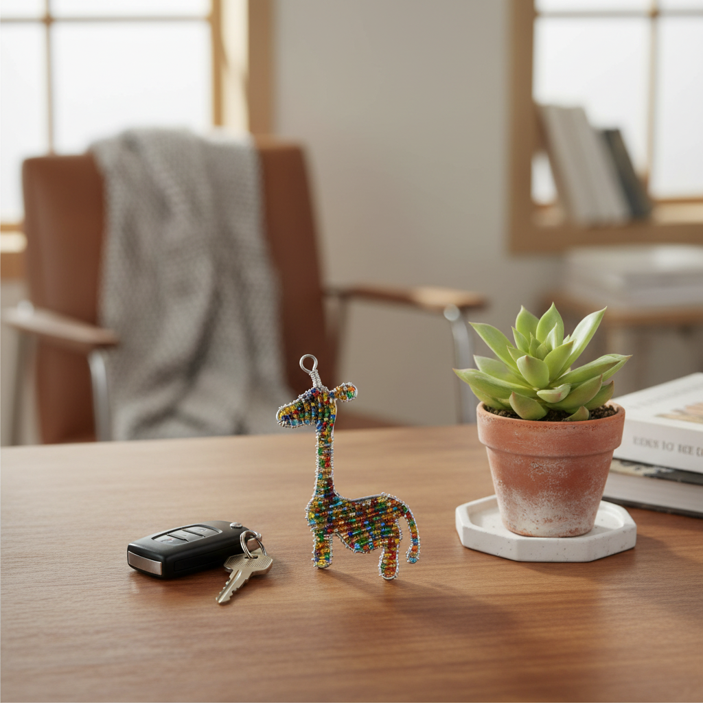Giraffe Keyring (Set of 6)
