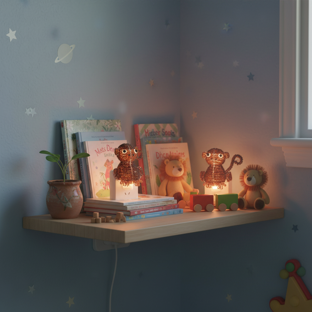 Night Light, Monkey (Set of 2)