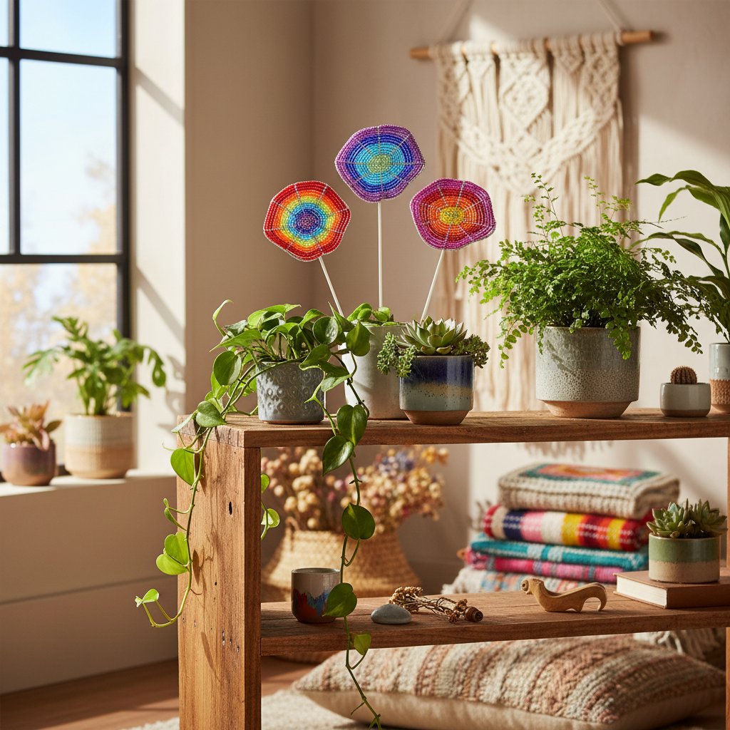 Wavy Flower Pot Stake (Assortment of 3)