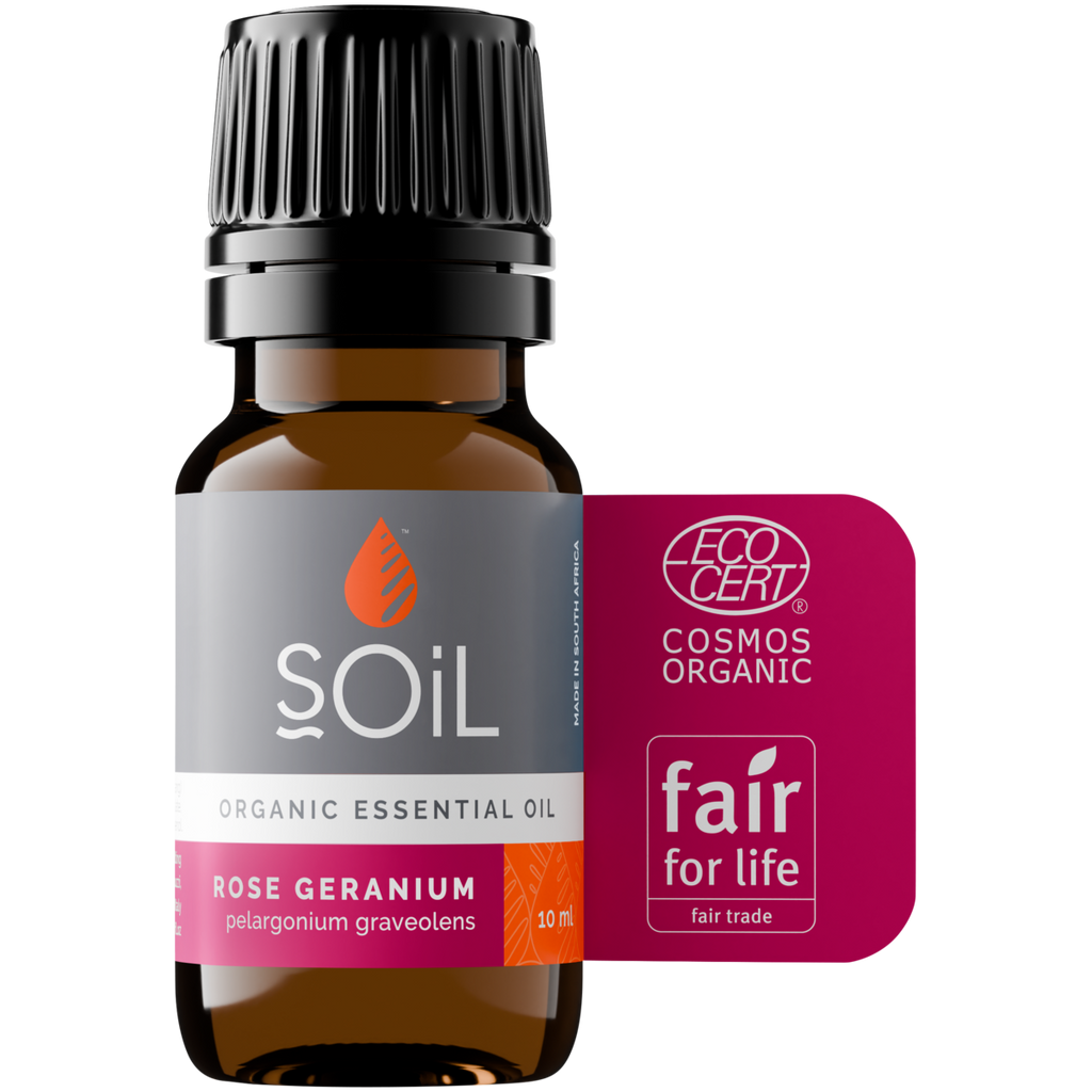 Organic Rose Geranium Essential Oil