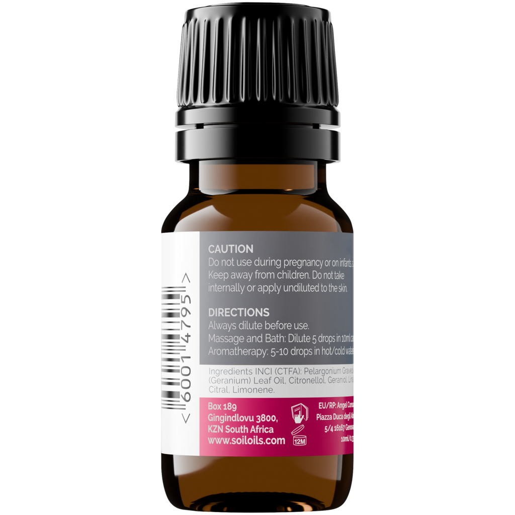 Organic Rose Geranium Essential Oil