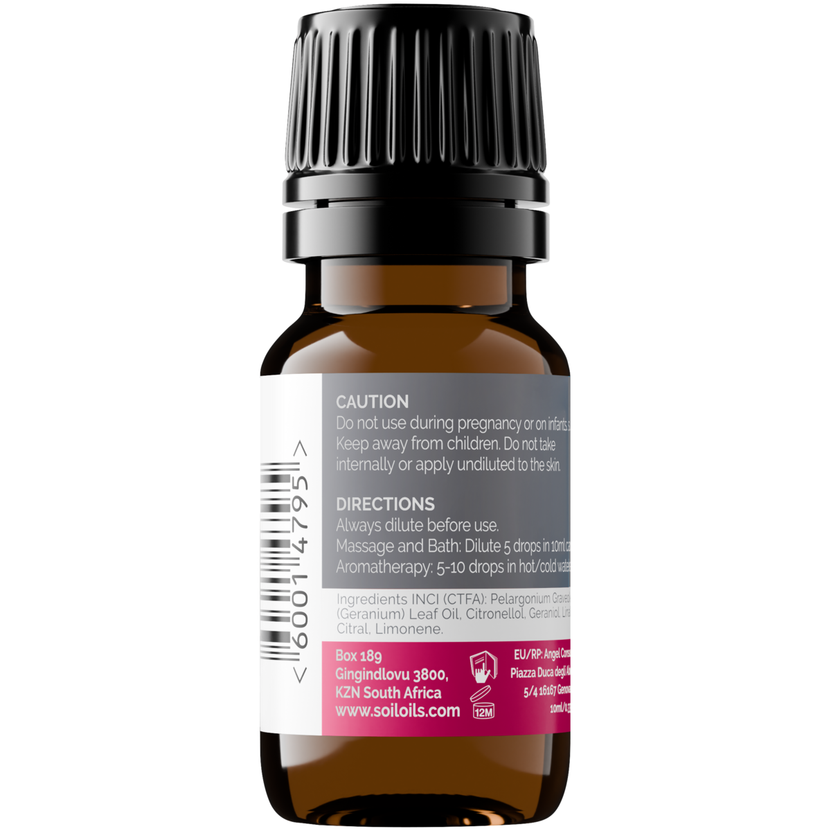 Organic Rose Geranium Essential Oil