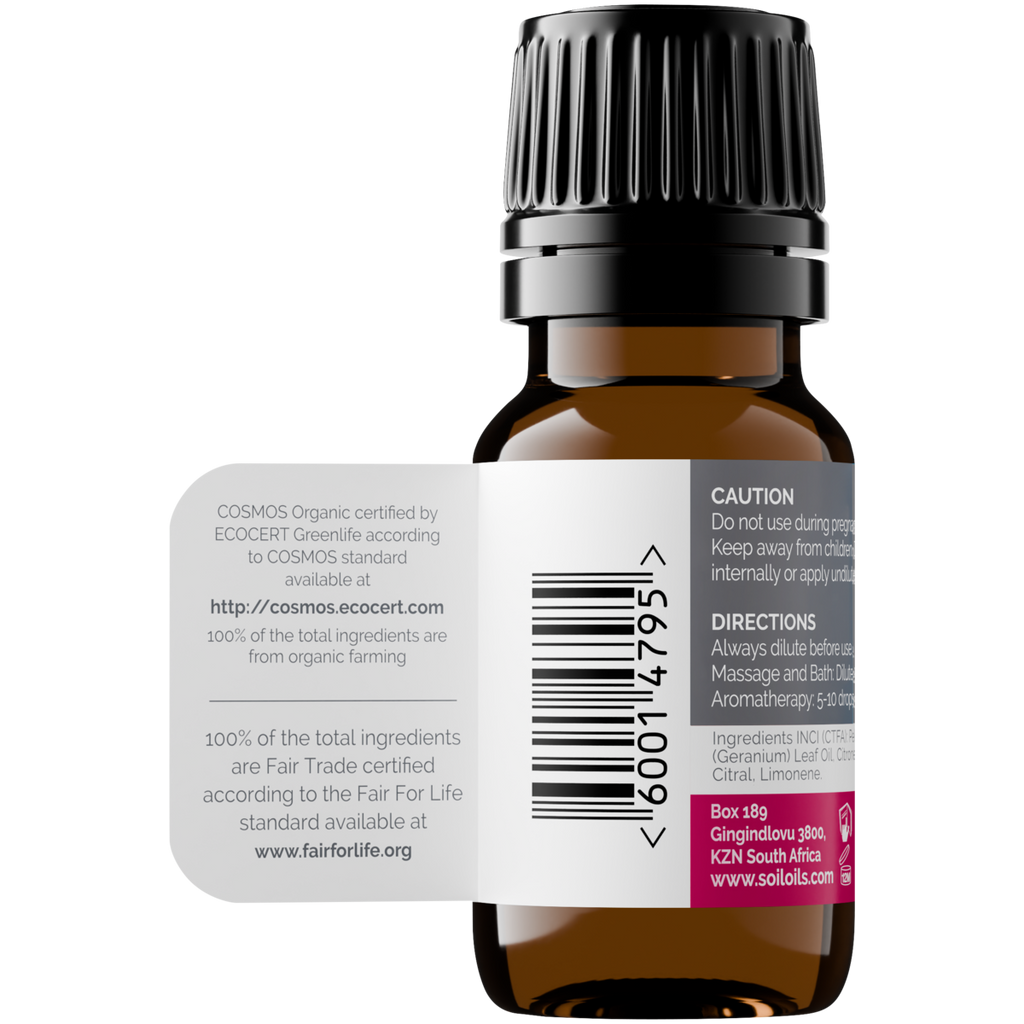 Organic Rose Geranium Essential Oil