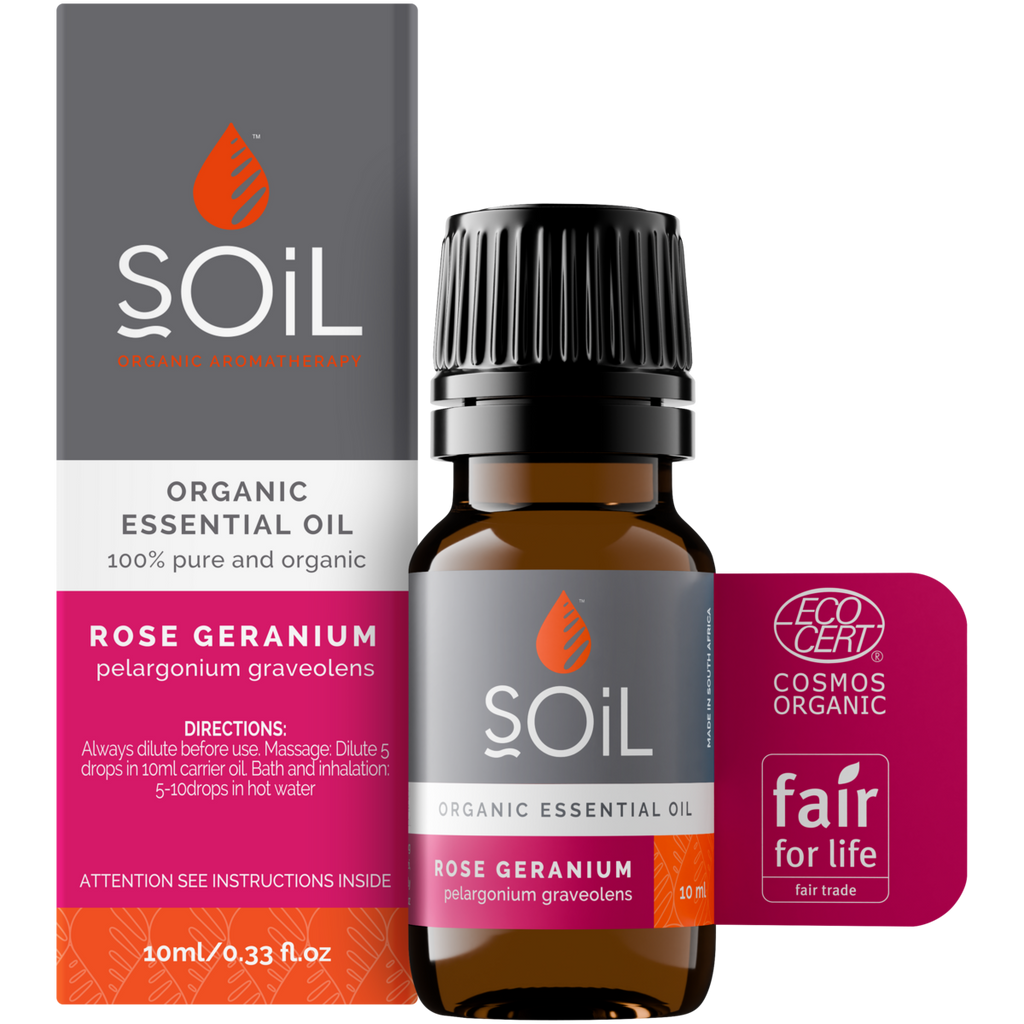 Organic Rose Geranium Essential Oil