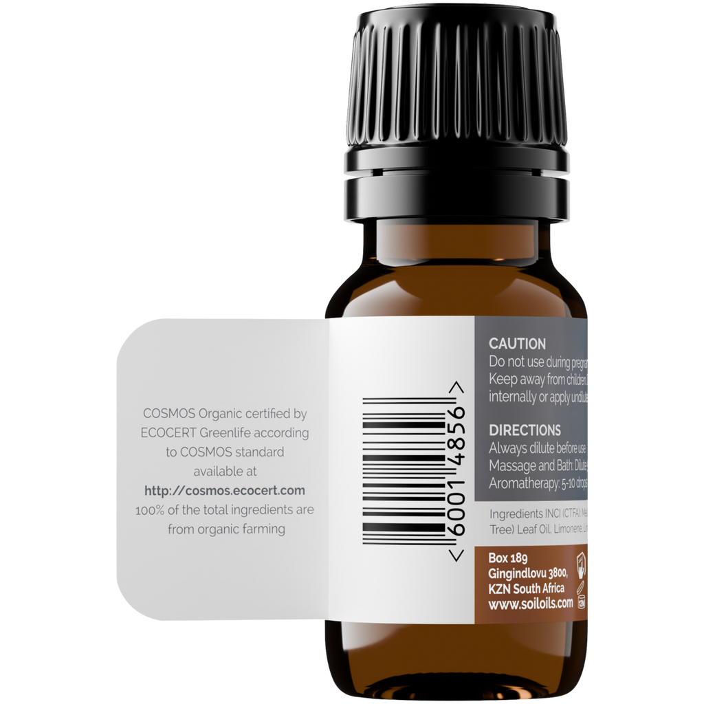 Organic Tea Tree Essential Oil (Melaleuca Alternifolia) 20ml