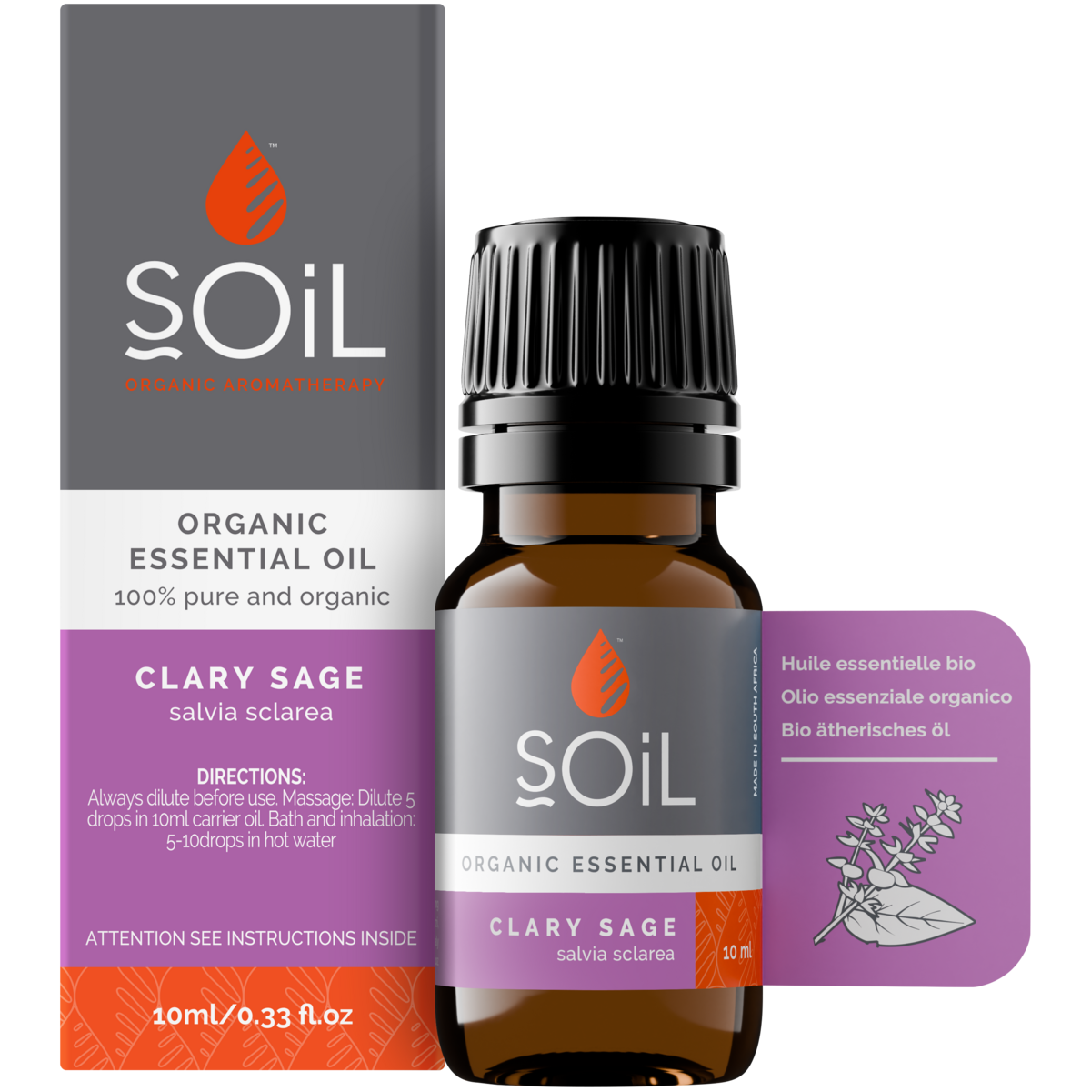 Organic Clary Sage Essential Oil