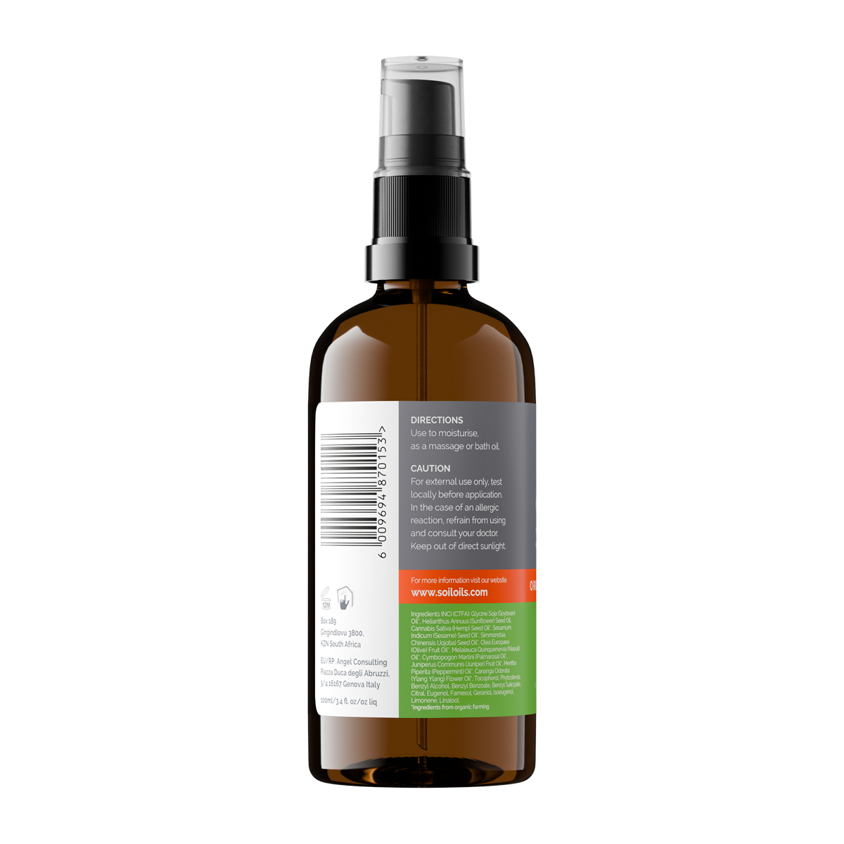 Organic Uplifting Blended Oil (100ml)