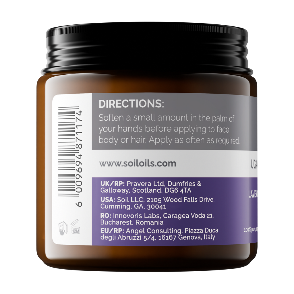 Organic Shea Butter - Lavender Scented (100ml)