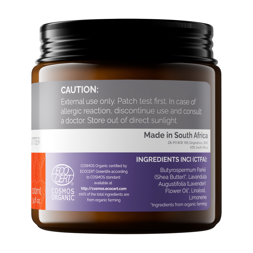 Organic Shea Butter - Lavender Scented (100ml)