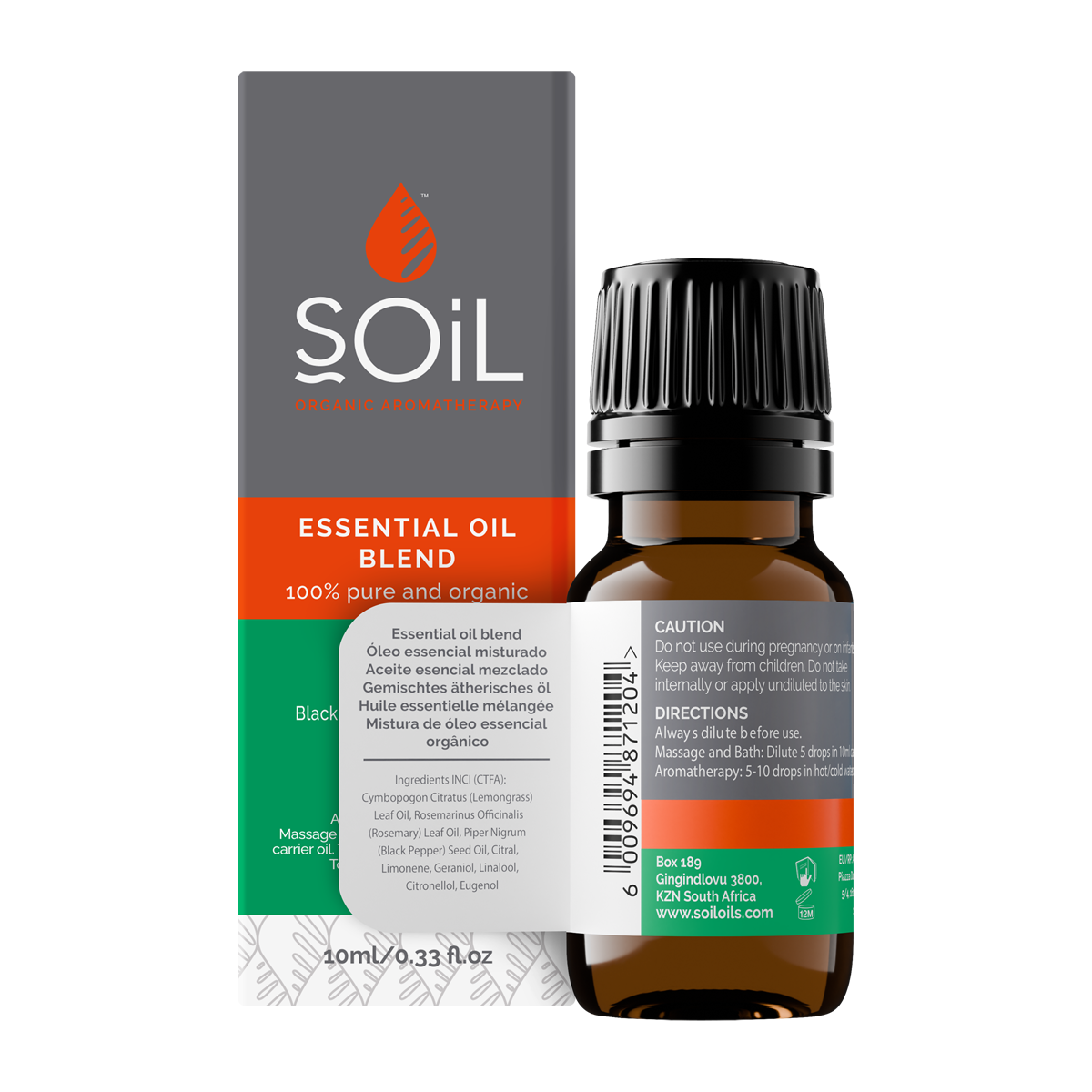Organic Essential Oil Blend - Focus (10ml)