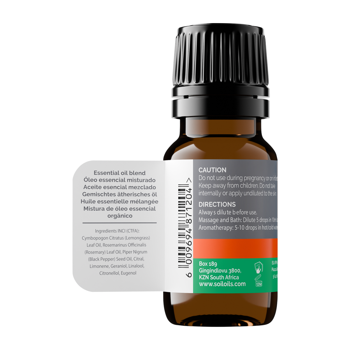 Organic Essential Oil Blend - Focus (10ml)