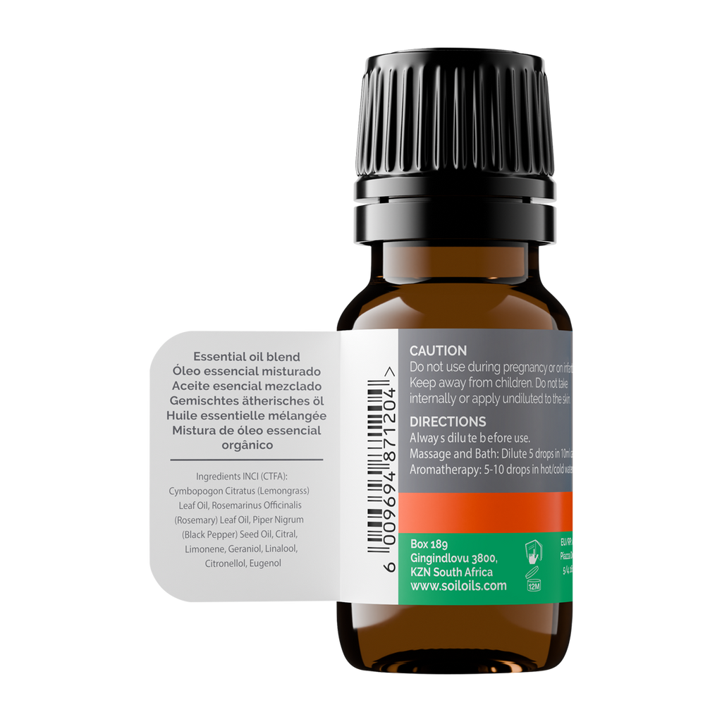 Organic Essential Oil Blend - Focus (20ml)