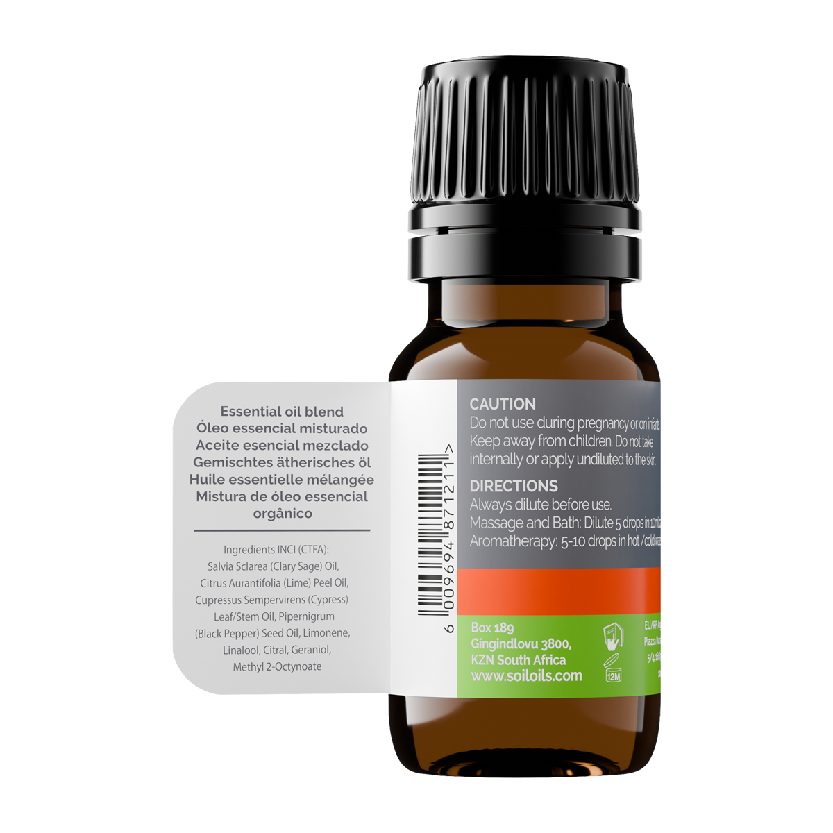 Organic Essential Oil Blend - Energy (10ml)