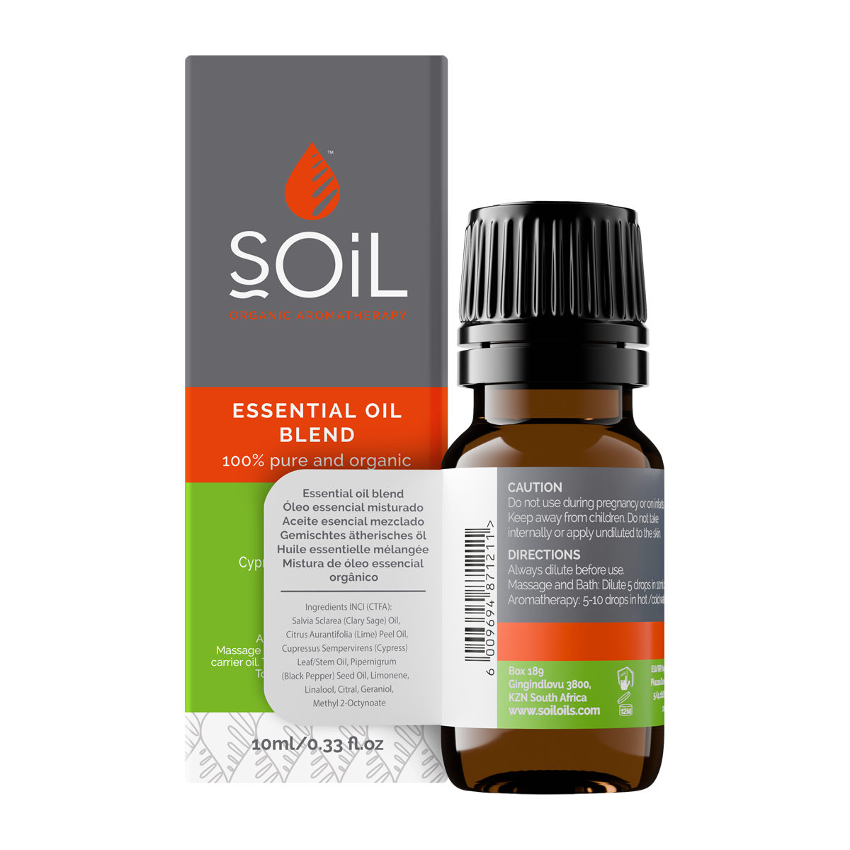 Organic Essential Oil Blend - Energy (10ml)