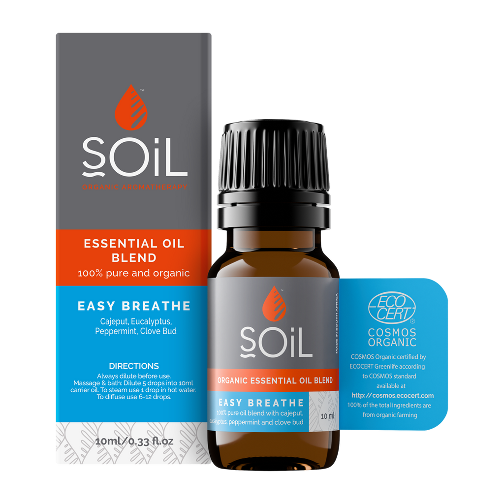 Organic Essential Oil Blend - Easy Breathe (10ml)
