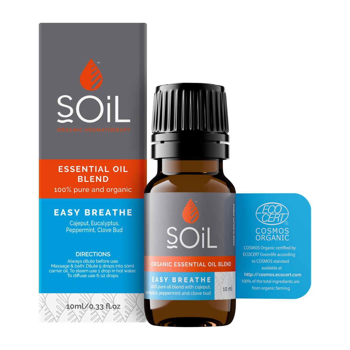 Organic Essential Oil Blend - Easy Breathe (10ml)
