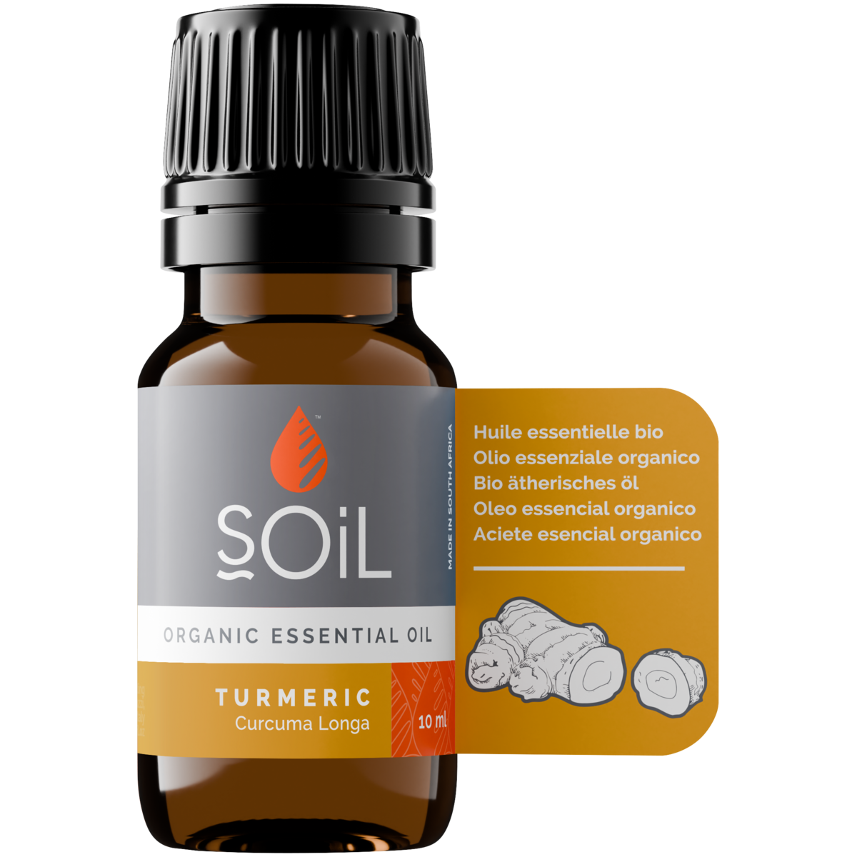Organic Turmeric Essential Oil (Curcuma Longa) 10ml