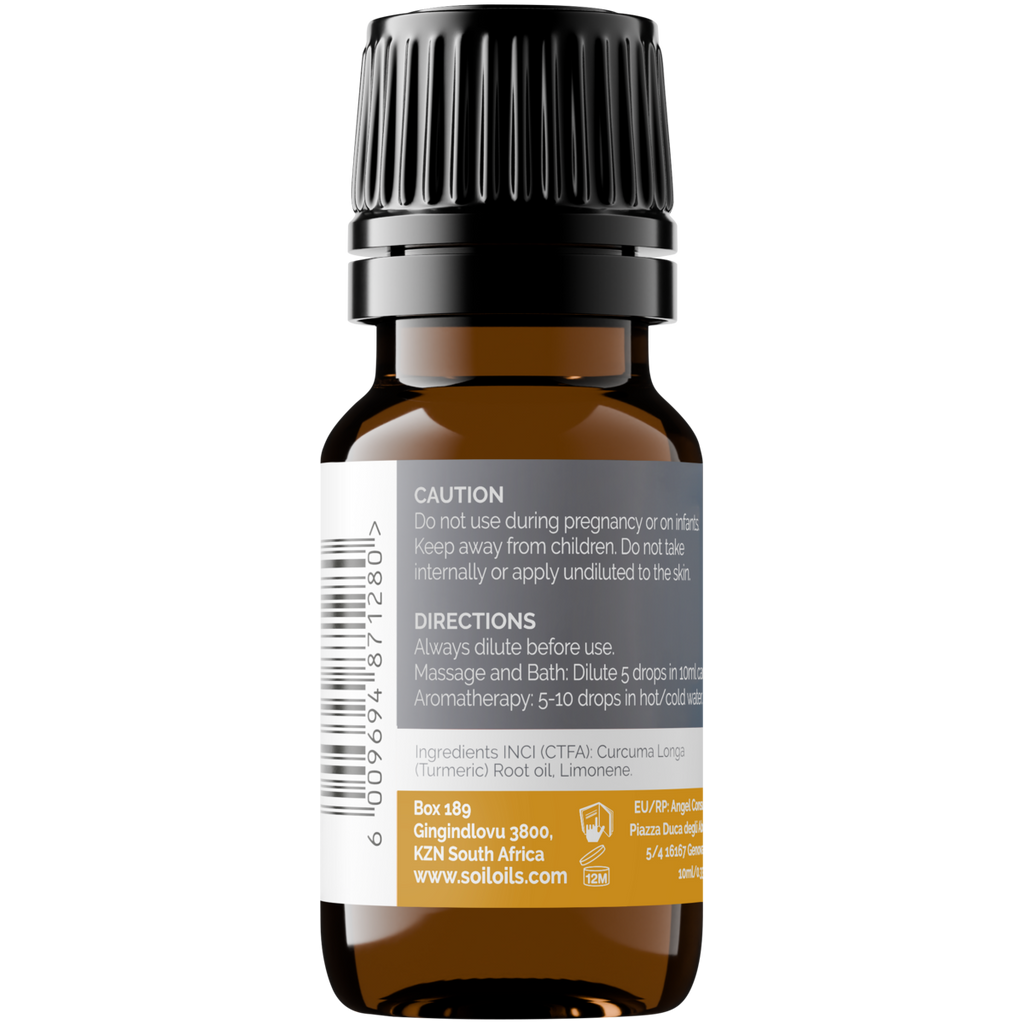 Organic Turmeric Essential Oil (Curcuma Longa) 10ml