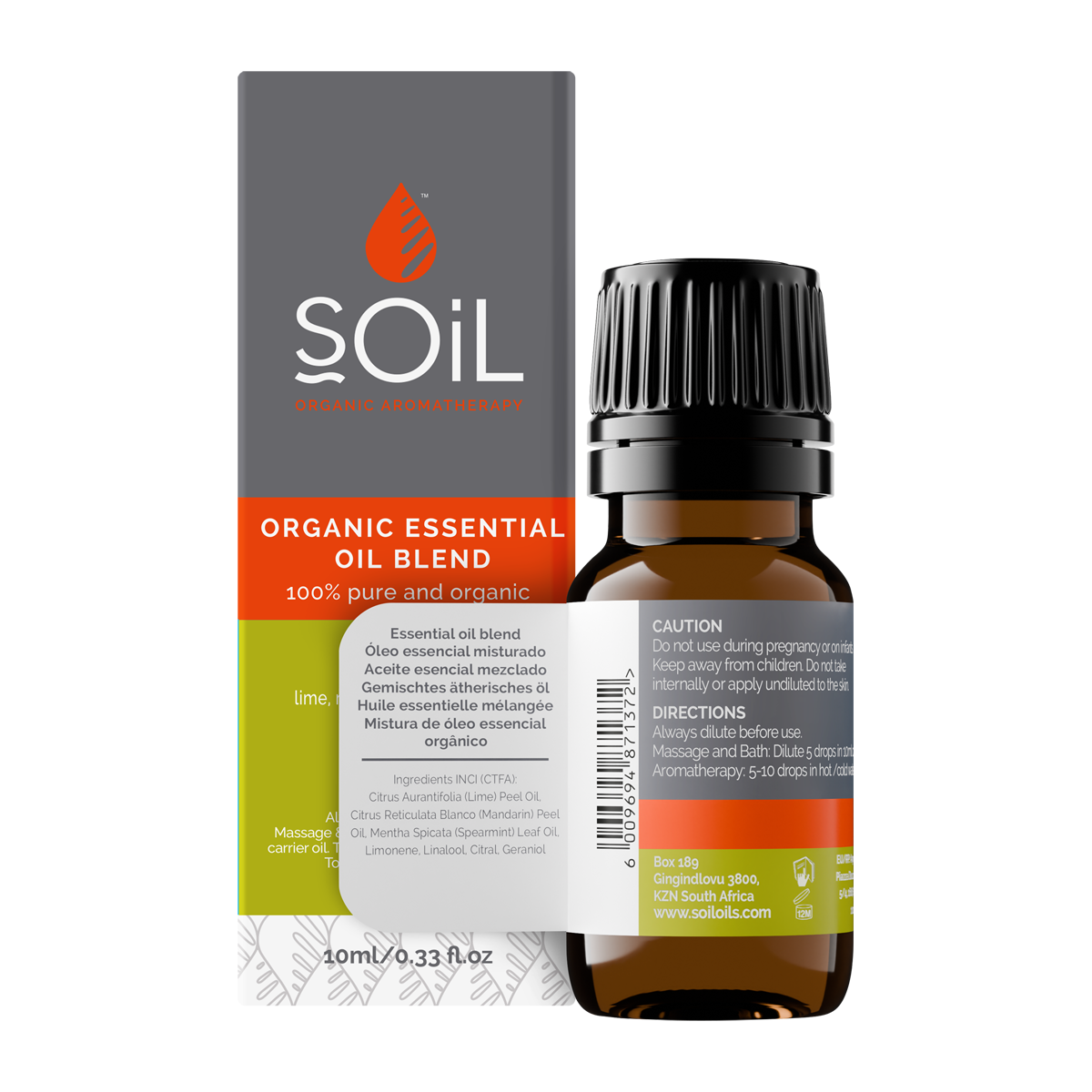Organic Essential Oil Blend - Inspire (10ml)