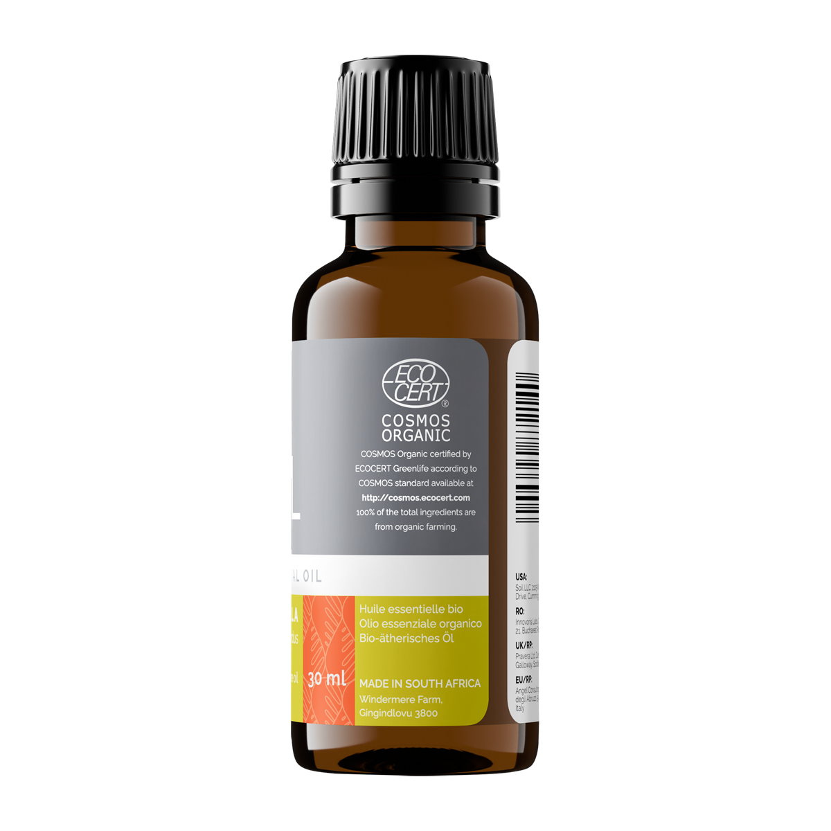 Organic Citronella Essential Oil (Cymbopogon Nardus) 30ml