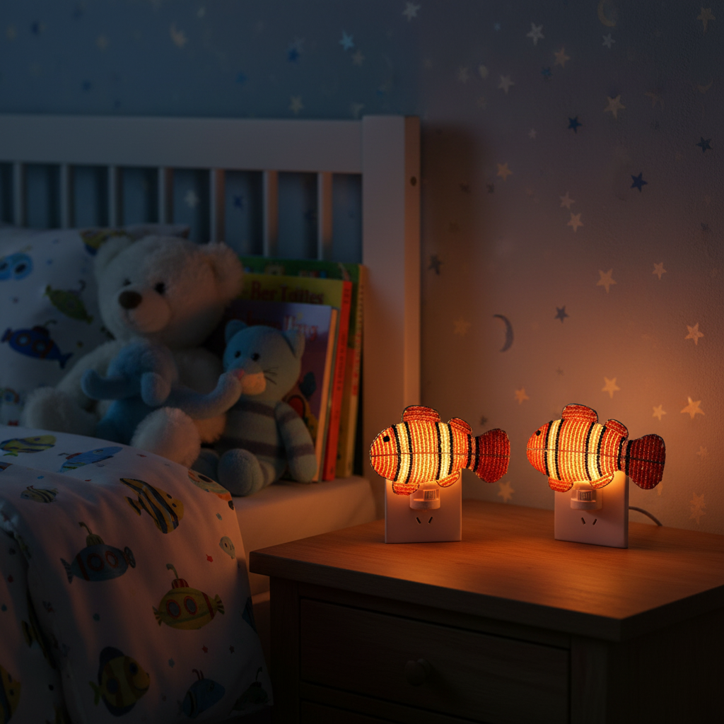 Clown Fish Night Light (Set of 2)