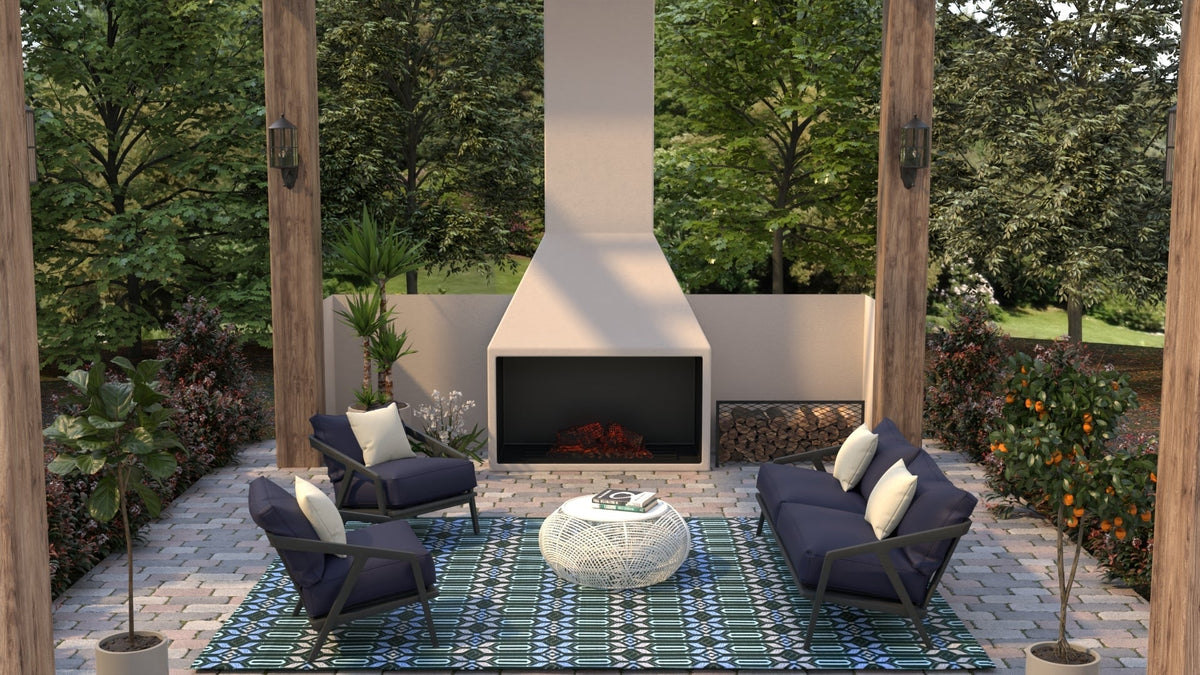 Moroccan Dark Periwinkle Rug