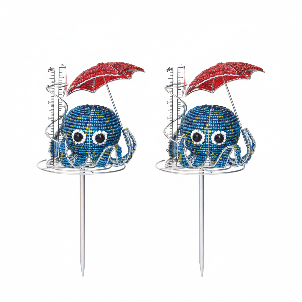 Octopus Rain Gauge (Set of 2)