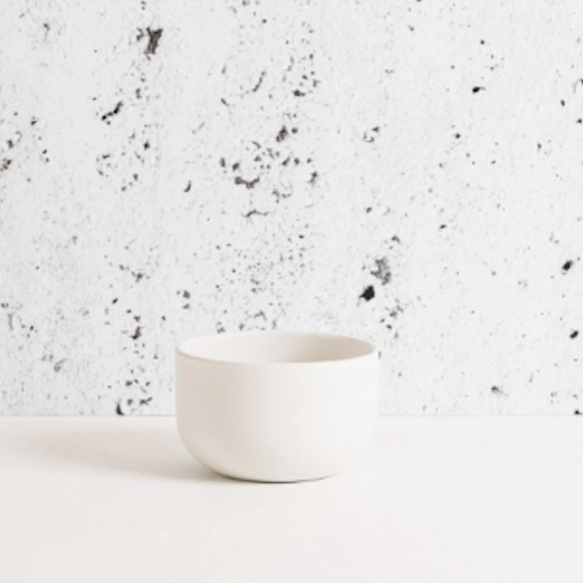 Tunisian Bowl - Matte White