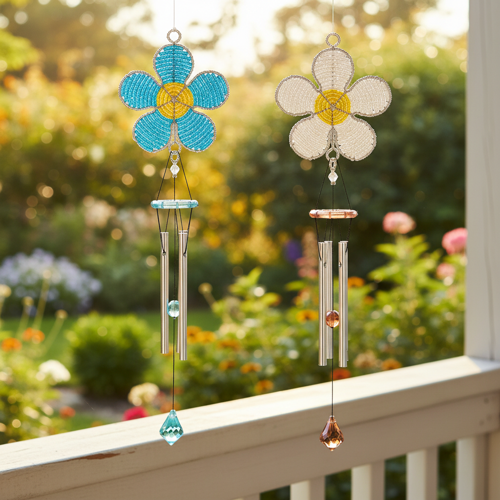 Daisy Wind Chime (Set of 3)