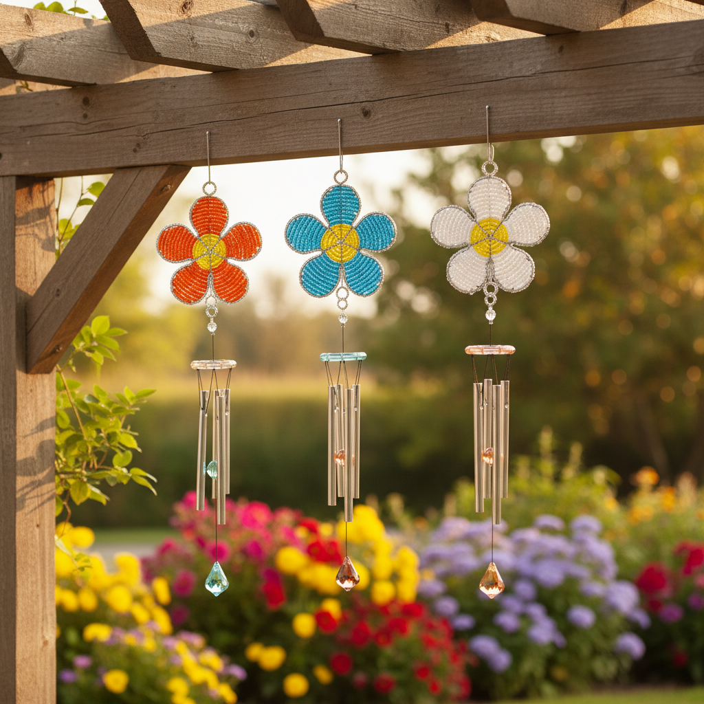 Daisy Wind Chime (Set of 3)