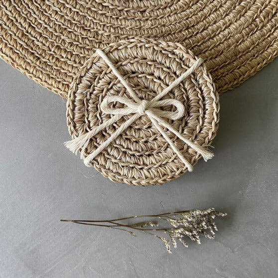 Fique Spiral Coasters (Set of 4)