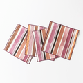 Lisbon Stripe Cocktail Napkin Set (Set of 4)