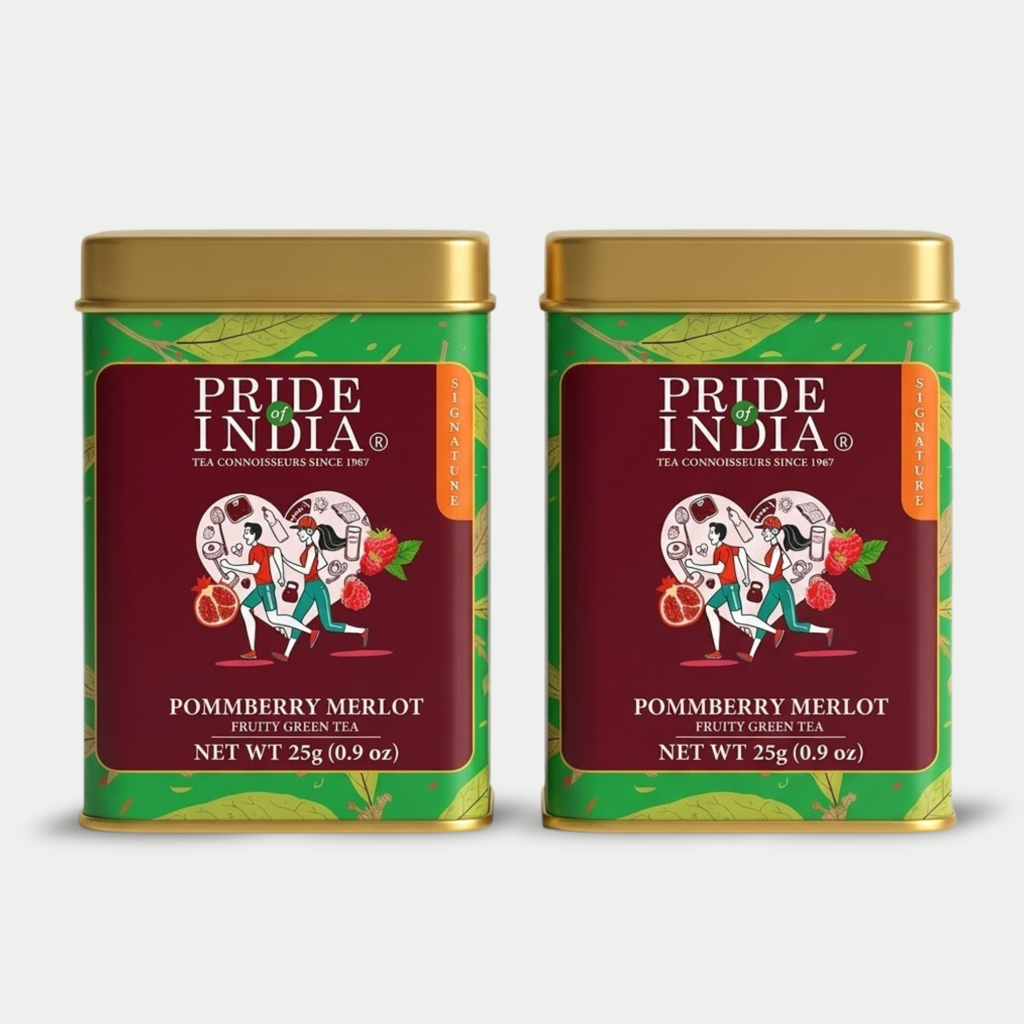 PommBerry Merlot Fruity Green Tea Bags