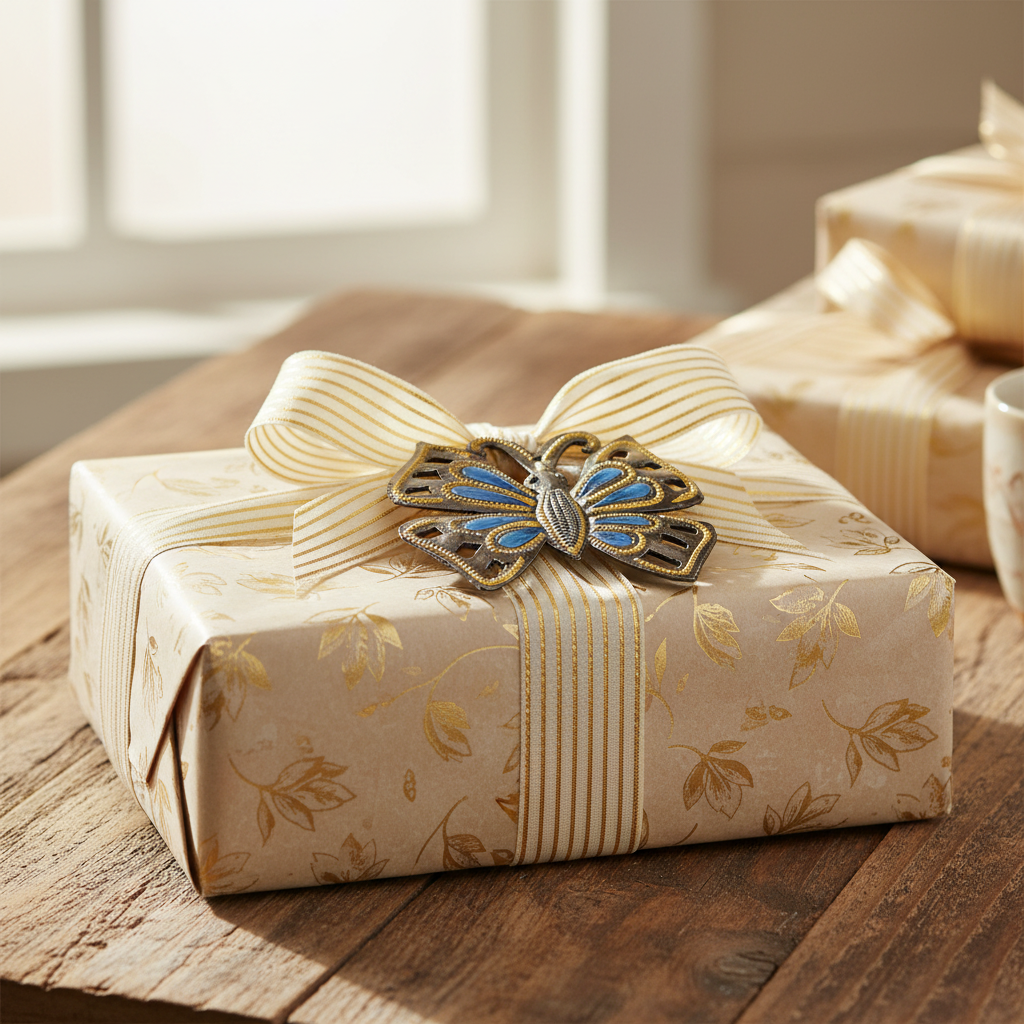 Blue Butterfly Ornament