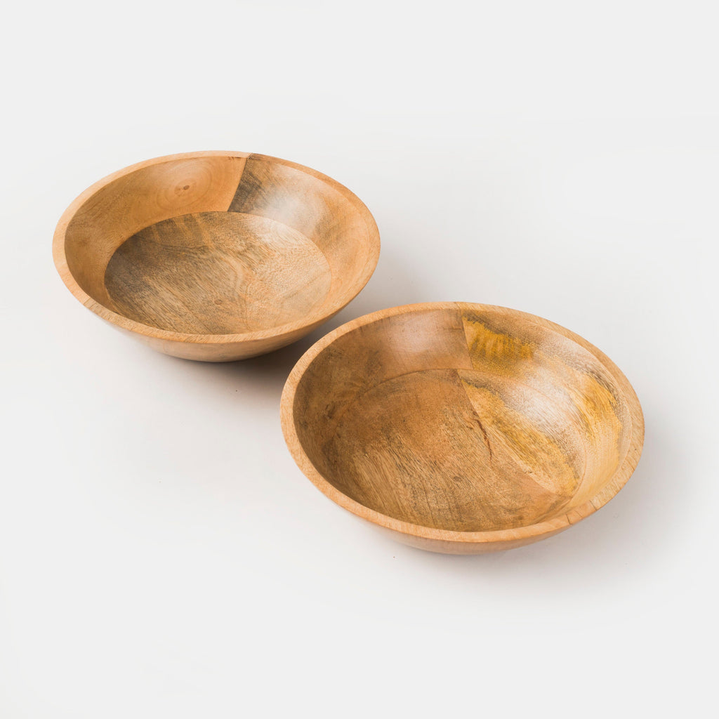 Woodform Stackable Bowls - Natural (Set of 2)