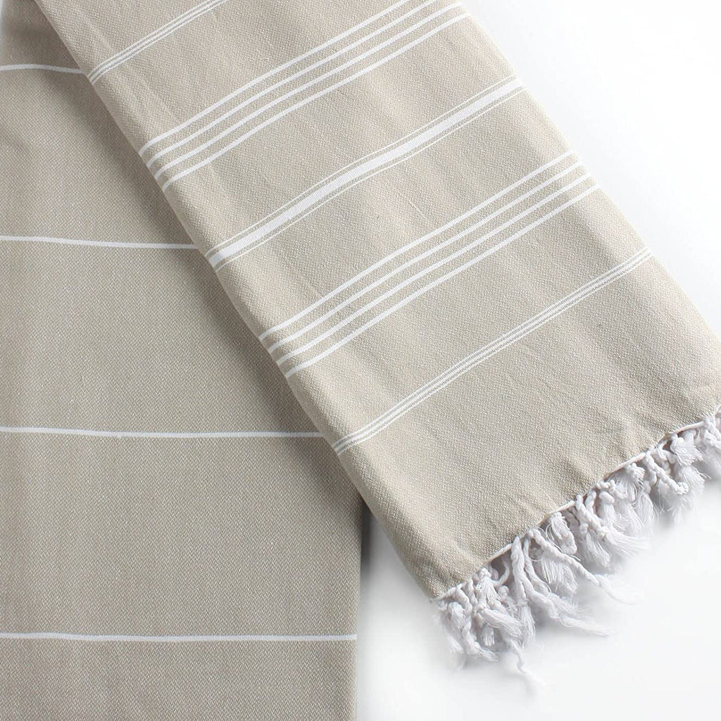 Pure Series Sustainable Turkish Towel - Beige