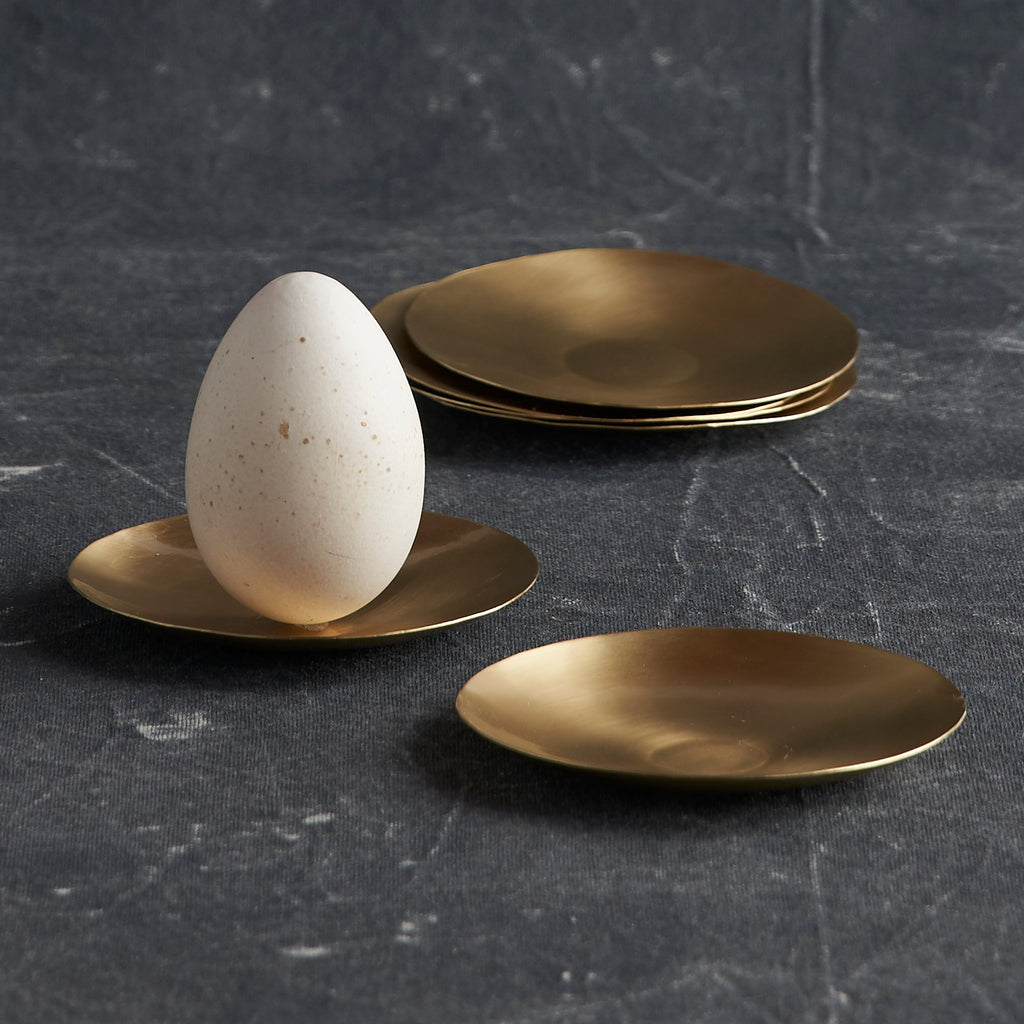 Artisan Brass Plates - Extra Small (Set of 6)