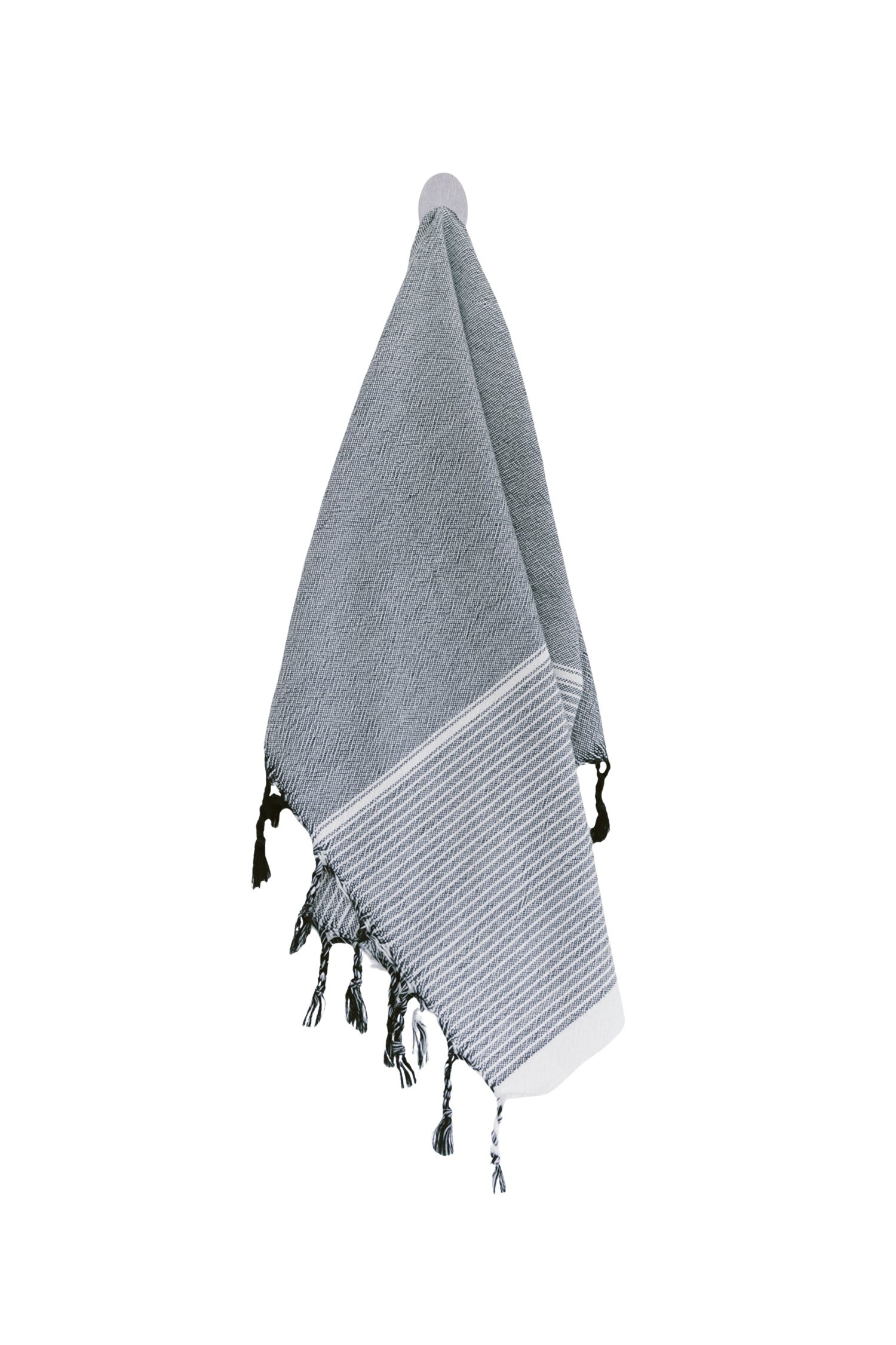 Grey Stripe Tribeca Hand Towel