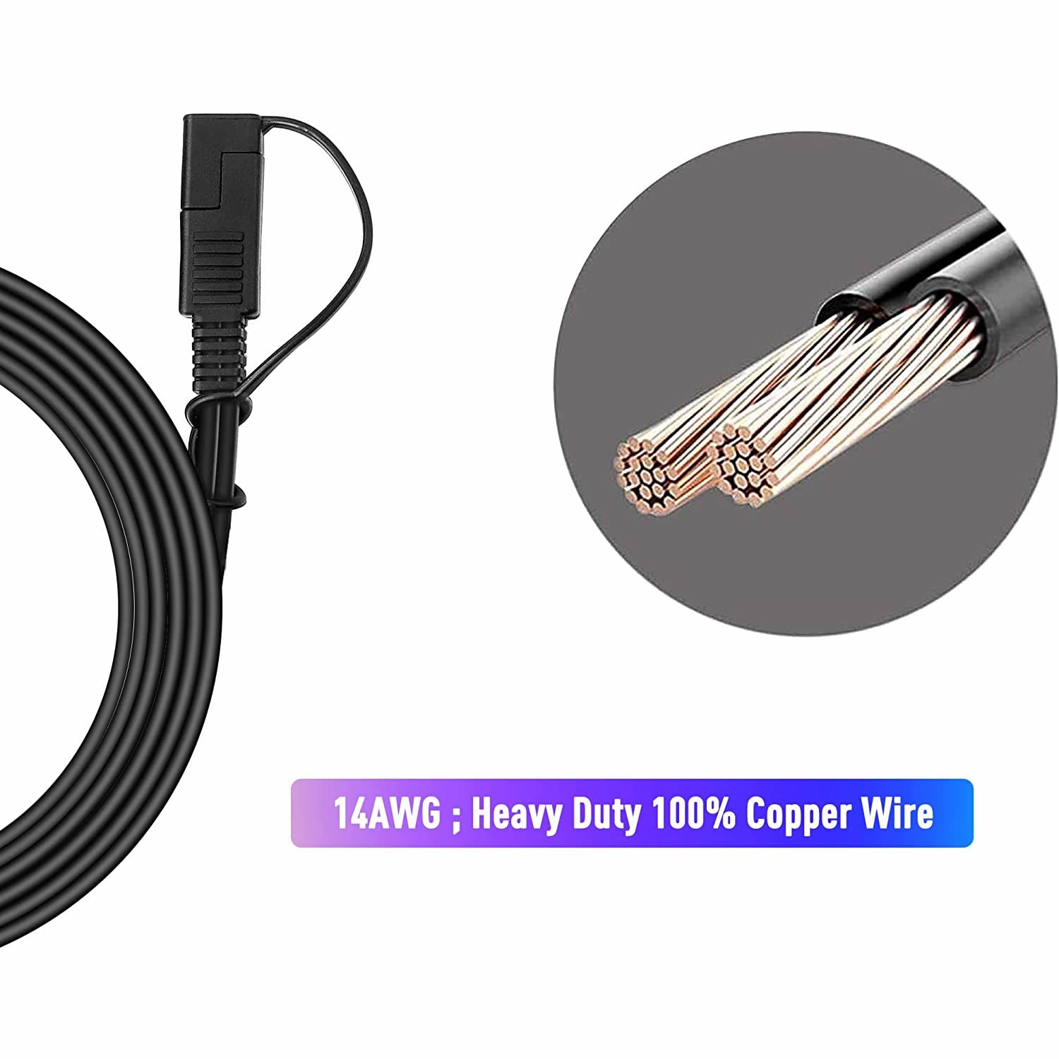 SAE- SAE 14AWG 20ft Extension Cable