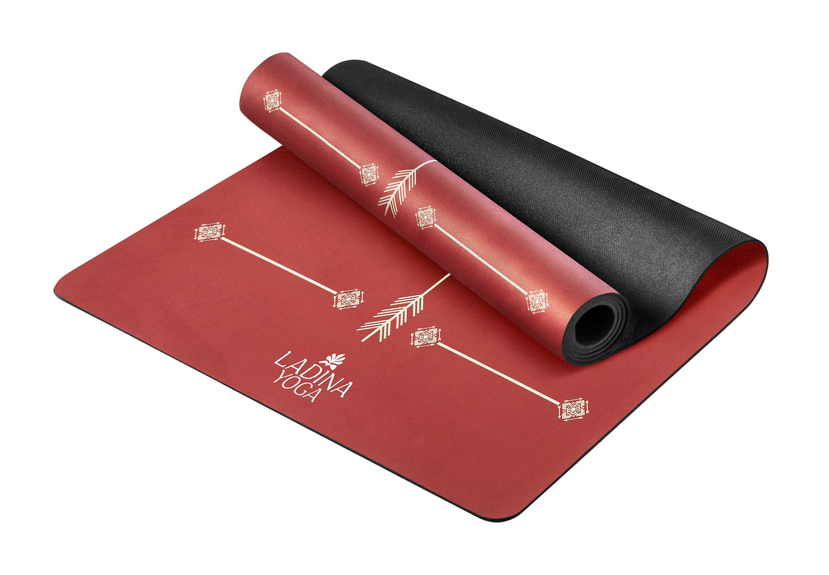 Sustainable Yoga Mat - Warrior Red Velvet