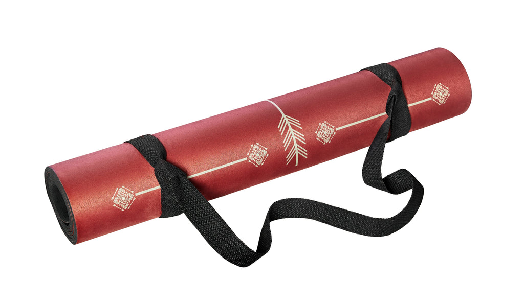 Sustainable Yoga Mat - Warrior Red Velvet