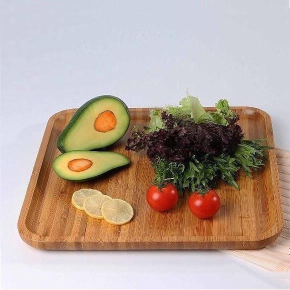 Bamboo Square Plate
