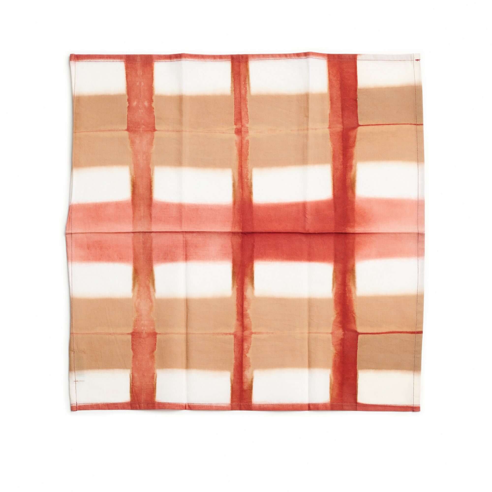 Chowk Cotton Hand Clamp Dye Artisanal Table Napkin (Set of 4)